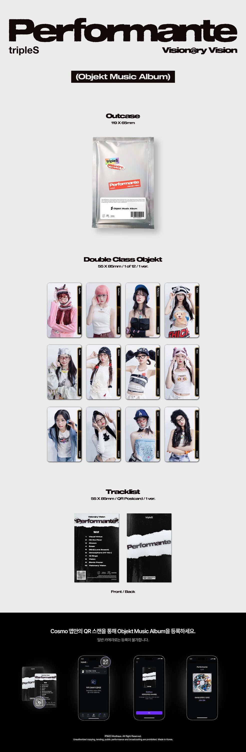 tripleS - [Visionary Vision <Performante>] Objekt Music Album Ver. — 2