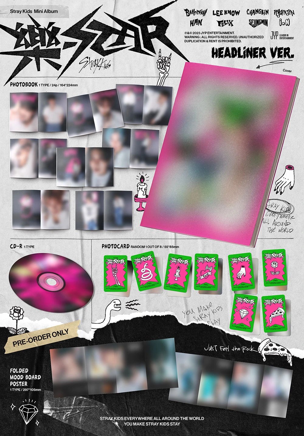 STRAY KIDS - 樂-STAR (ROCK STAR) HEADLINER Ver. — 2