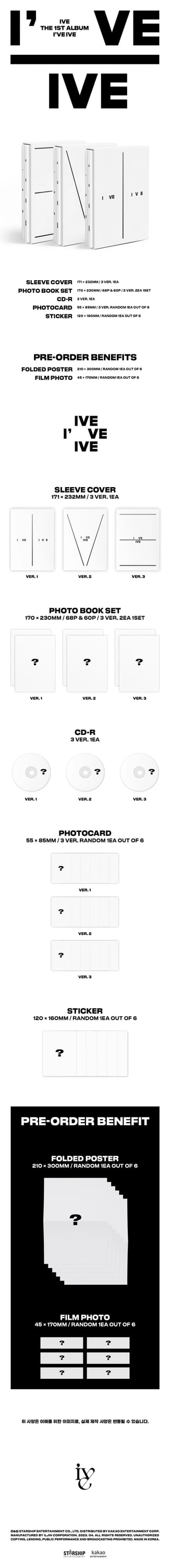 IVE - THE 1ST ALBUM [I've IVE] — 2