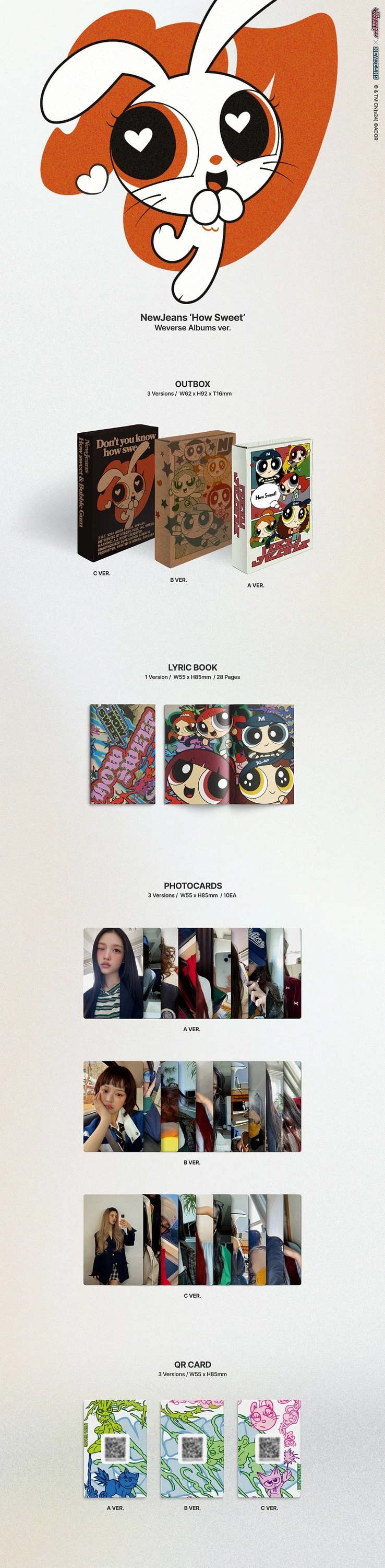 NewJeans - [How Sweet] Weverse Albums Ver. — 2