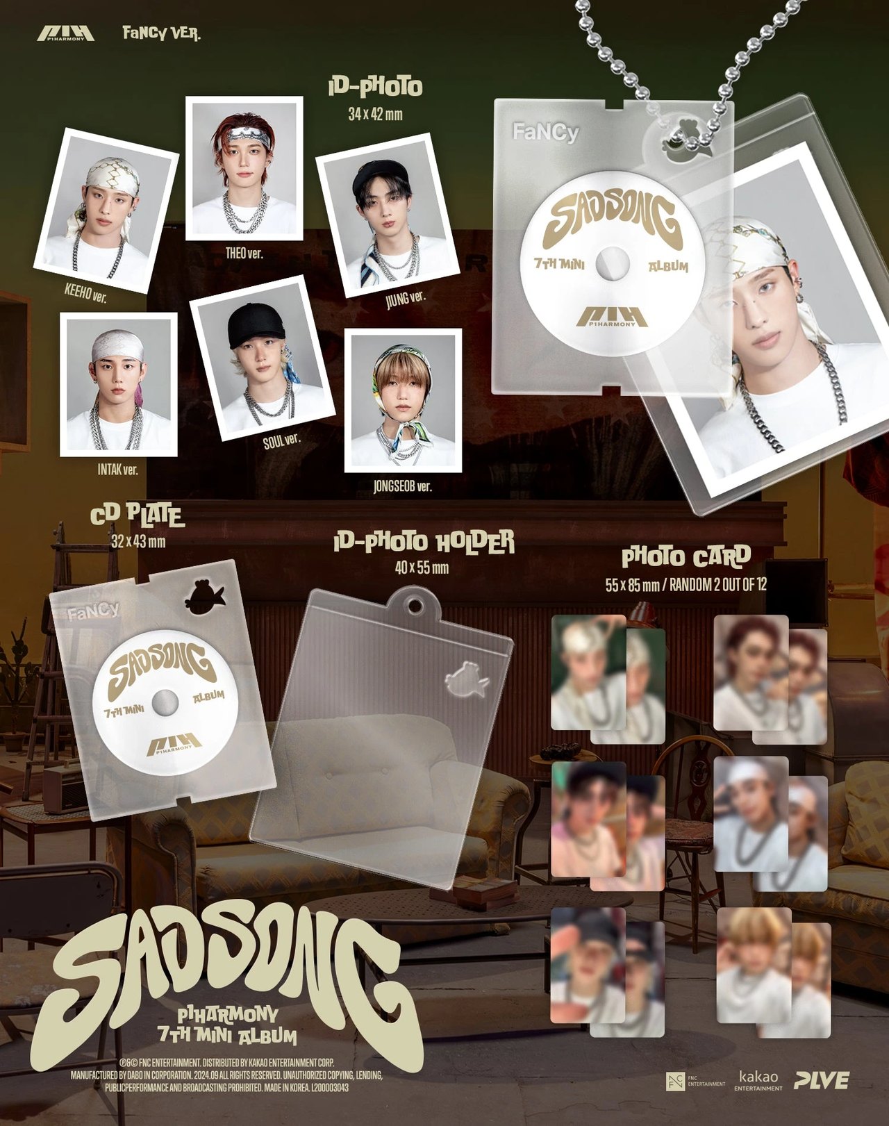 P1Harmony - 7th Mini Album [SAD SONG] Fancy Ver. — 2