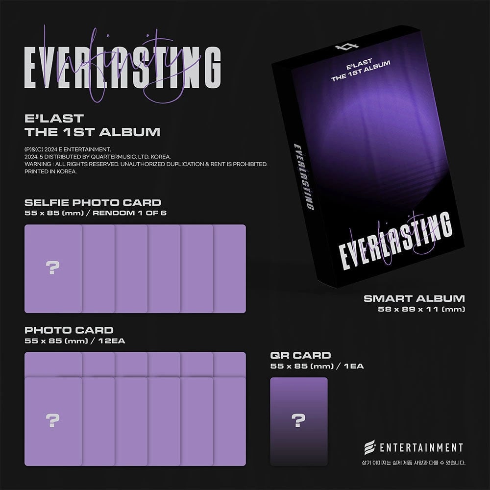 E'LAST - 1ST MINI ALBUM [EVERLASTING] SMART ALBUM | KPOP HOUSE