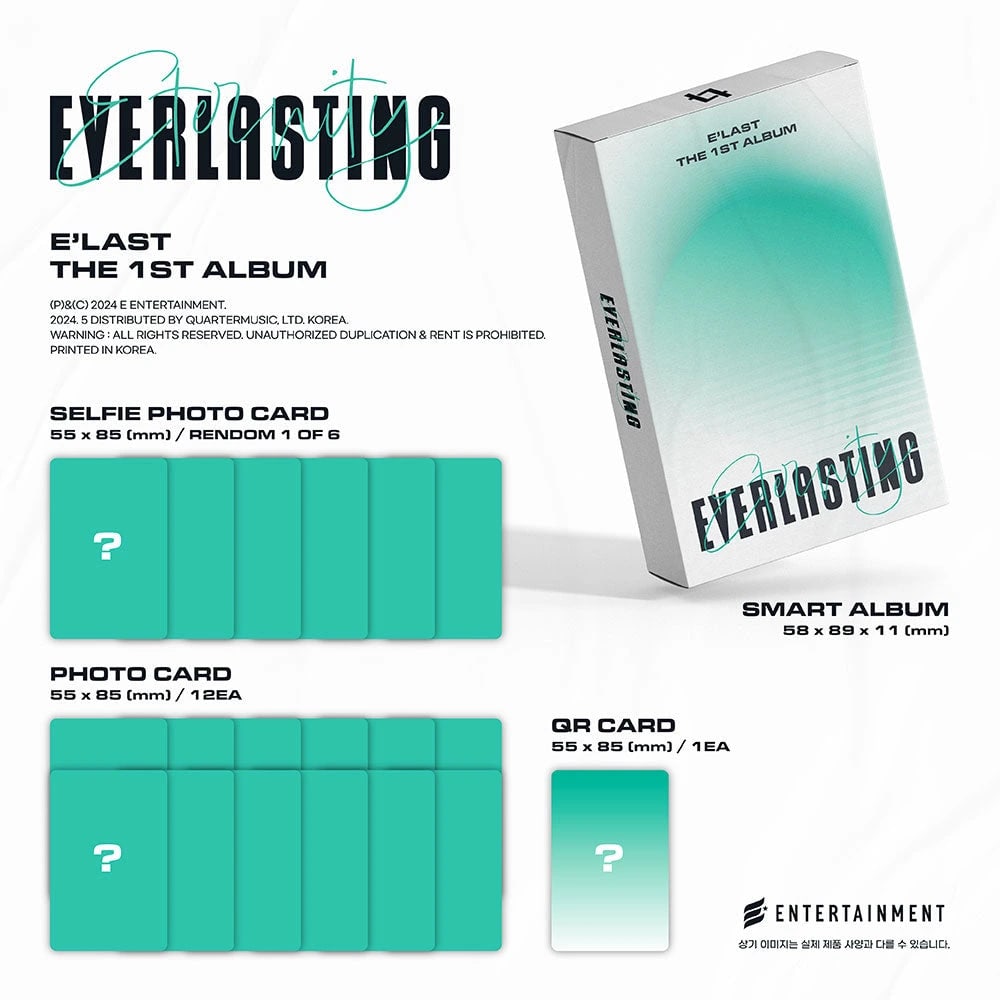 E'LAST - 1ST MINI ALBUM [EVERLASTING] SMART ALBUM | KPOP HOUSE