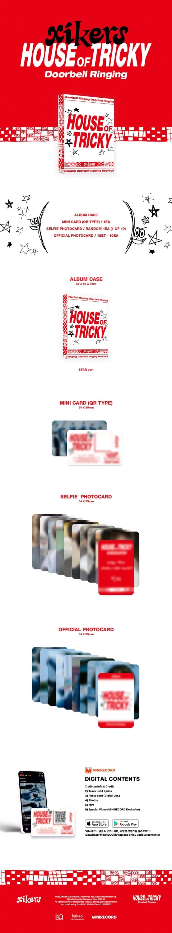 xikers - 1ST MINI ALBUM [HOUSE OF TRICKY : Doorbell Ringing] STAR ver. Platform Album — 2