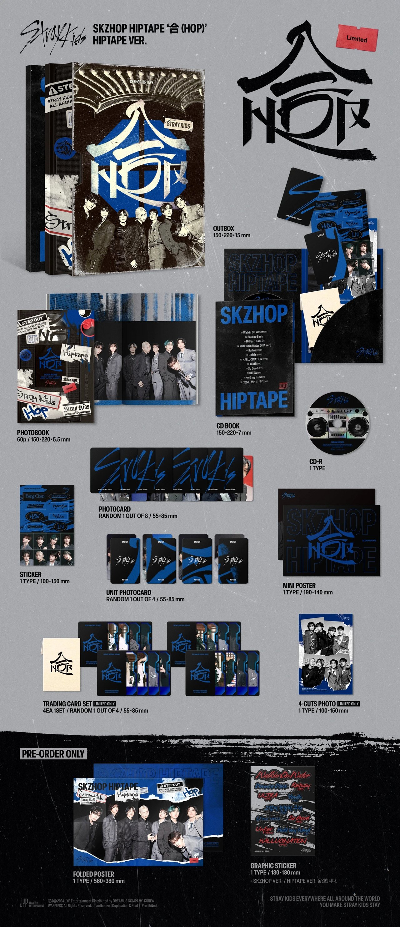 Stray Kids - SKZHOP HIPTAPE [合 (HOP)] HIPTAPE Ver. — 2