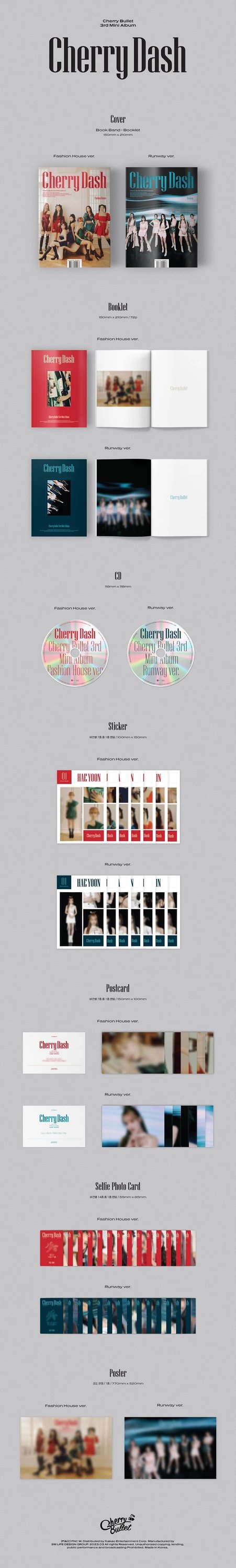 CHERRY BULLET - 3RD MINI ALBUM [CHERRY DASH] — 2