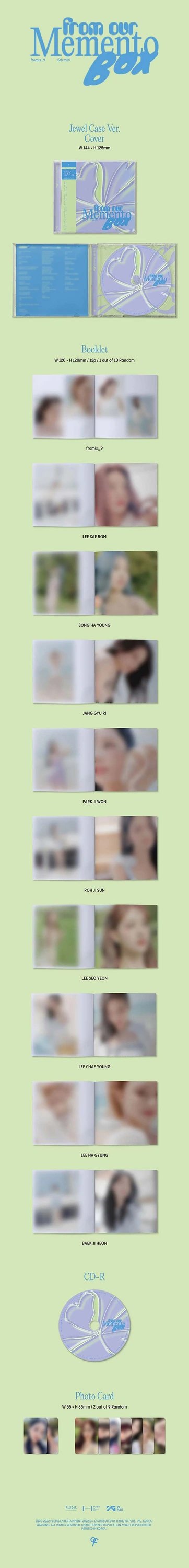 FROMIS_9 - FROM OUR MEMENTO BOX [5TH MINI ALBUM] JEWEL CASE Ver. — 2