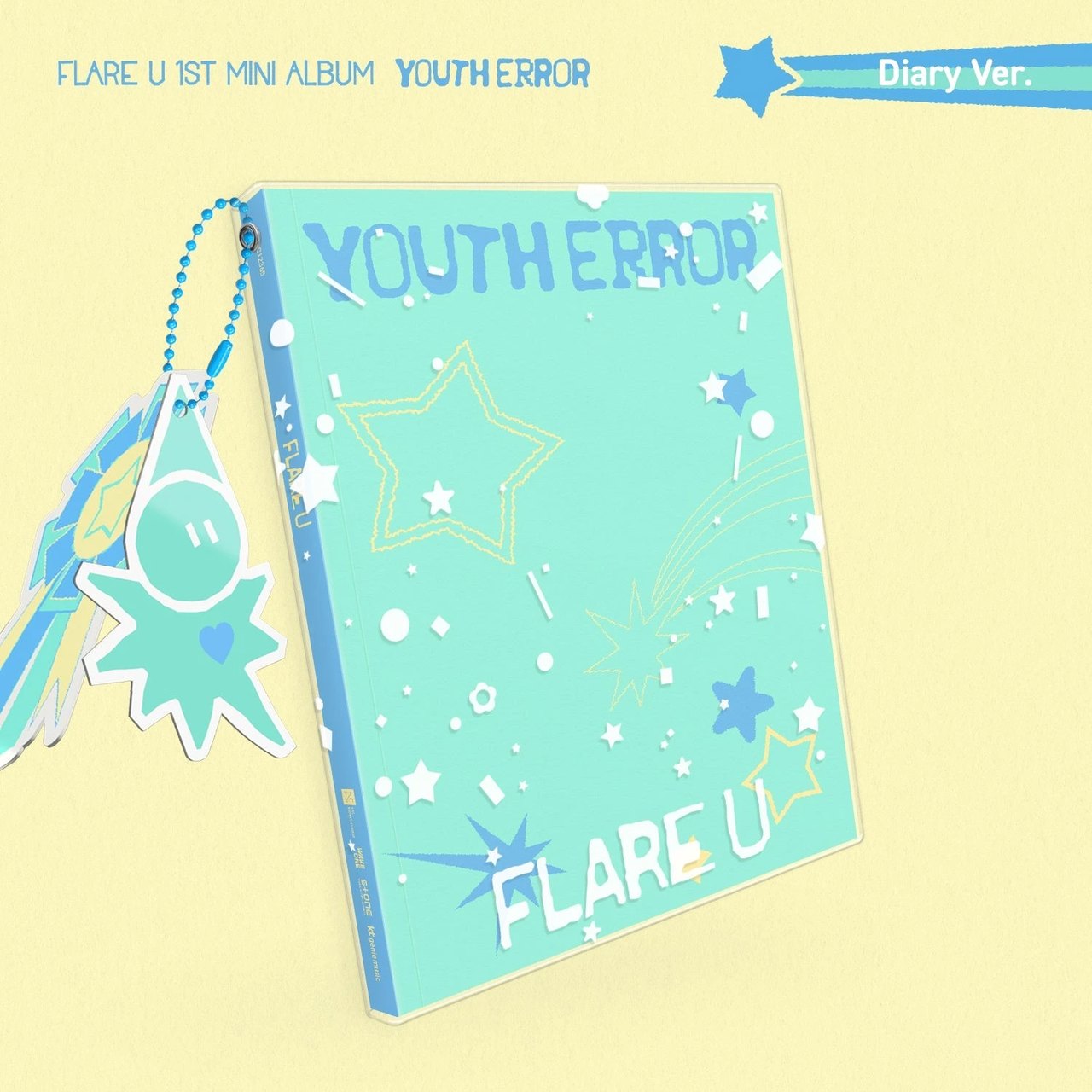 FLARE U - 1st Mini Album [YOUTH ERROR] Diary Ver.