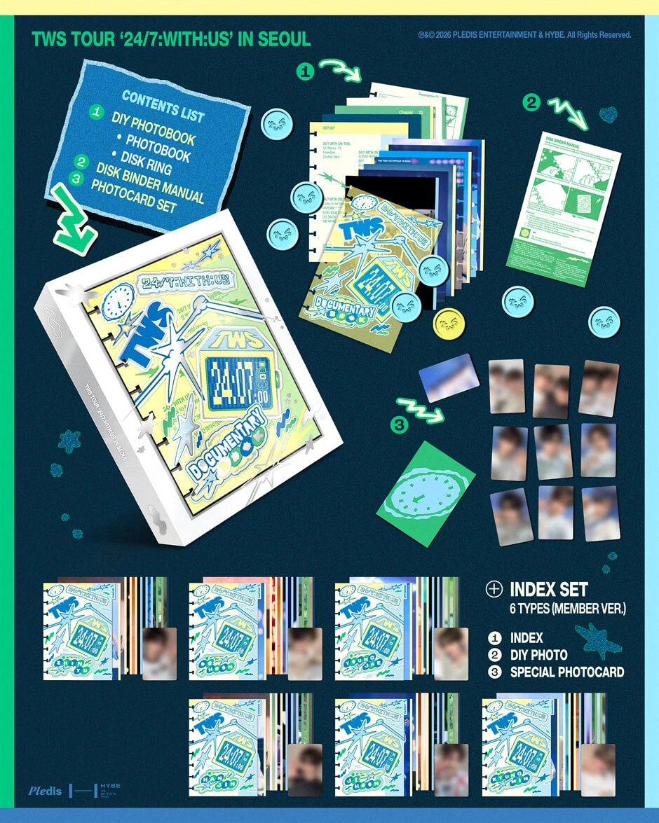TWS - TWS TOUR [24/7:WITH:US] IN SEOUL + INDEX SET (HANJIN Ver