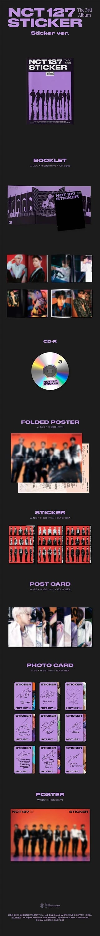 NCT 127 - STICKER [3RD ALBUM] STICKER Ver. — 2