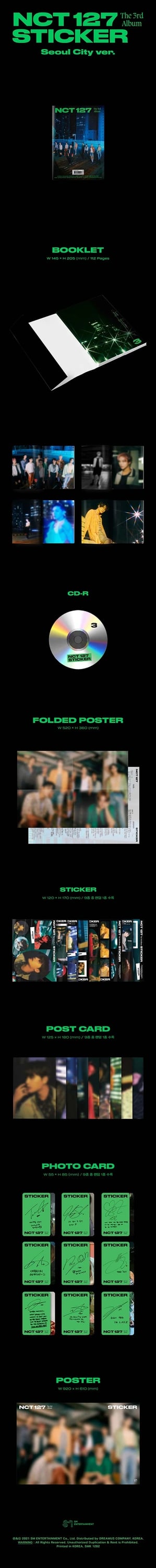 NCT 127 - STICKER [3RD ALBUM] SEOUL CITY Ver. — 2