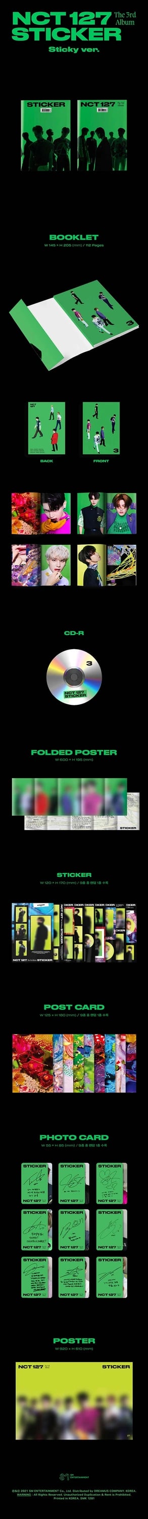 NCT 127 - STICKER [3RD ALBUM] STICKY Ver. — 2