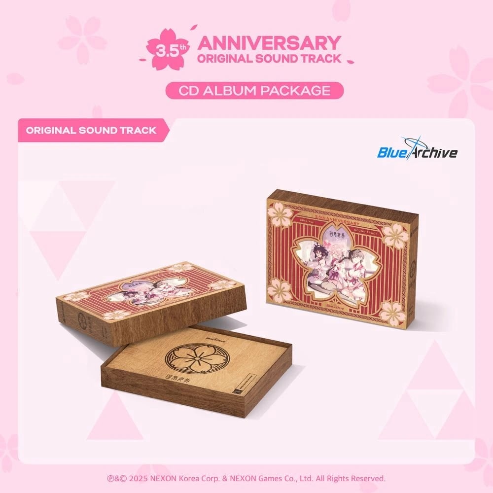 BLUE ARCHIVE 3.5th ANNIVERSARY OST - CD ALBUM PACKAGE