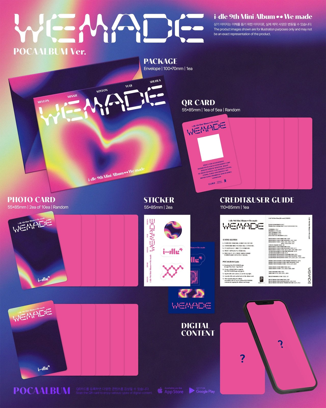 i-dle - 9th Mini Album [We made] POCAALBUM Ver. — 2