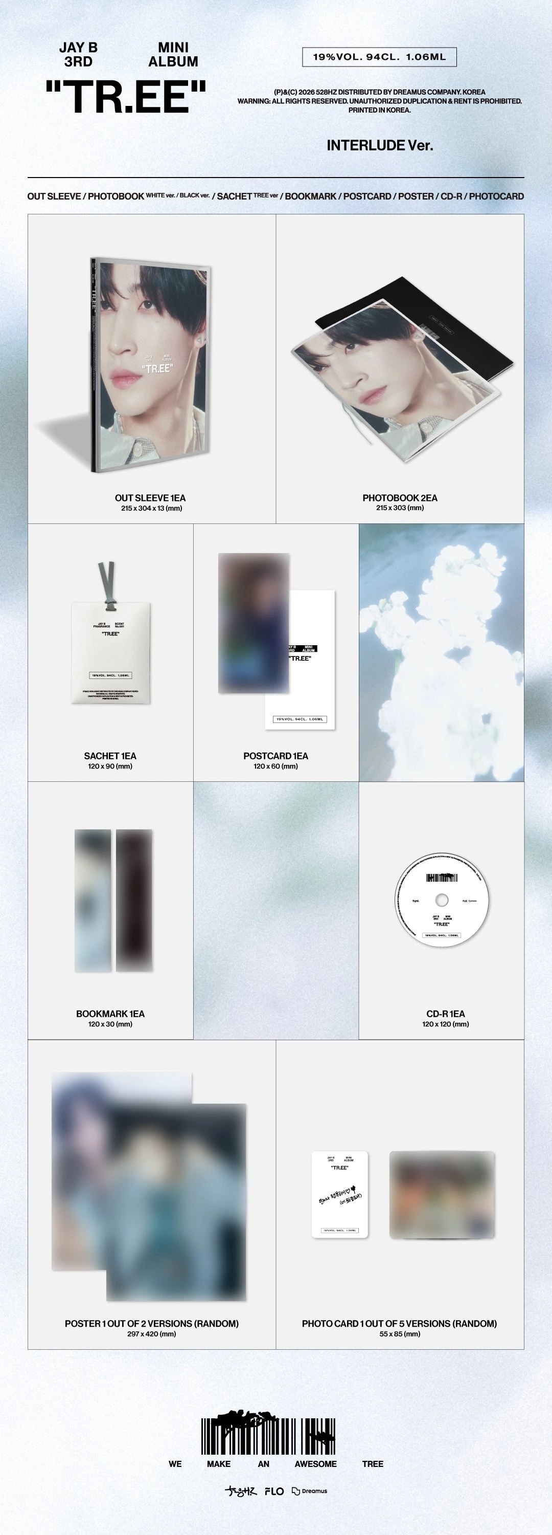 JAY B - 3rd Mini Album [TR.EE] INTERLUDE Ver. — 2
