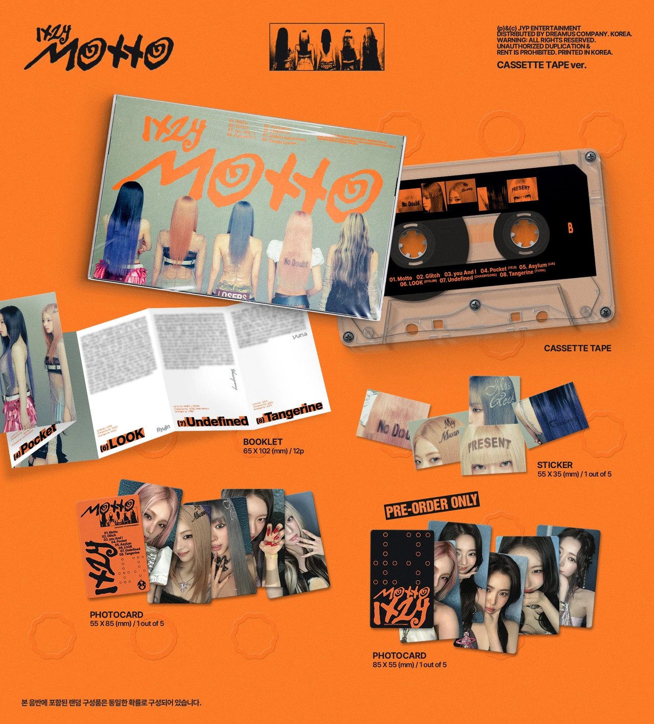 ITZY - [Motto] CASSETTE TAPE Ver. — 2