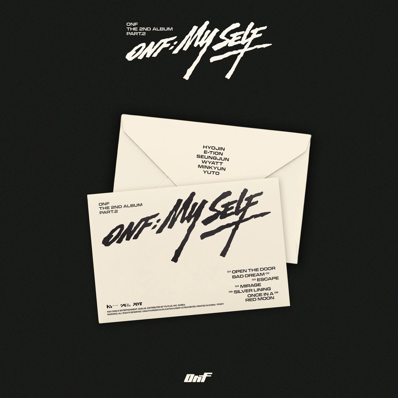 ONF - 2nd Album Part.2 [ONFMY SELF] PLATFORM Ver.