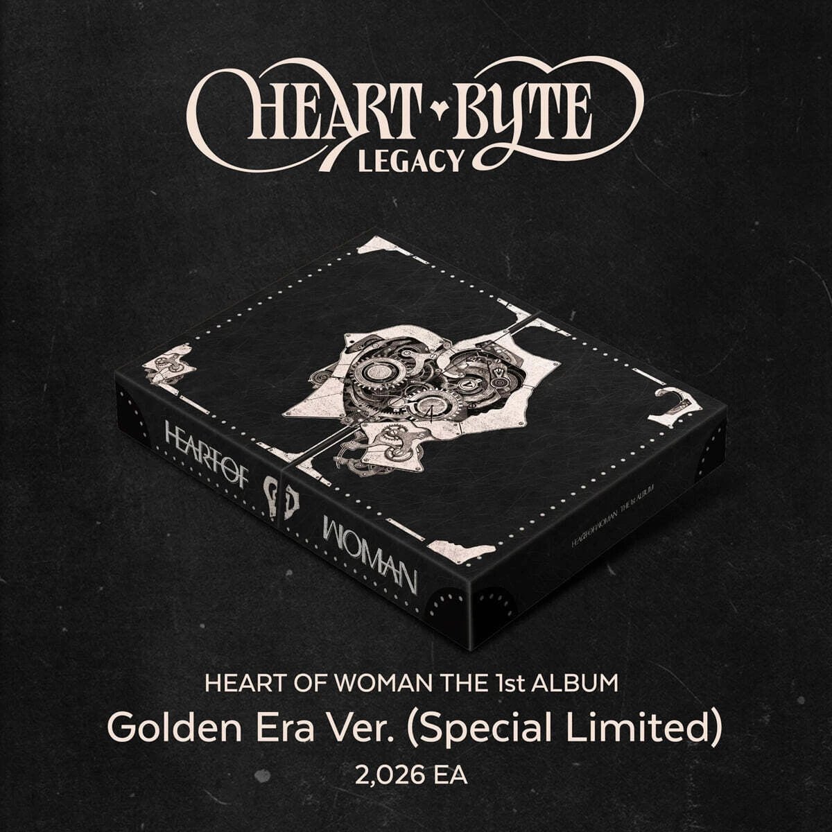 HEART OF WOMAN - 1st Album [Heart Byte : LEGACY] Golden Era Ver. (Special Limited)