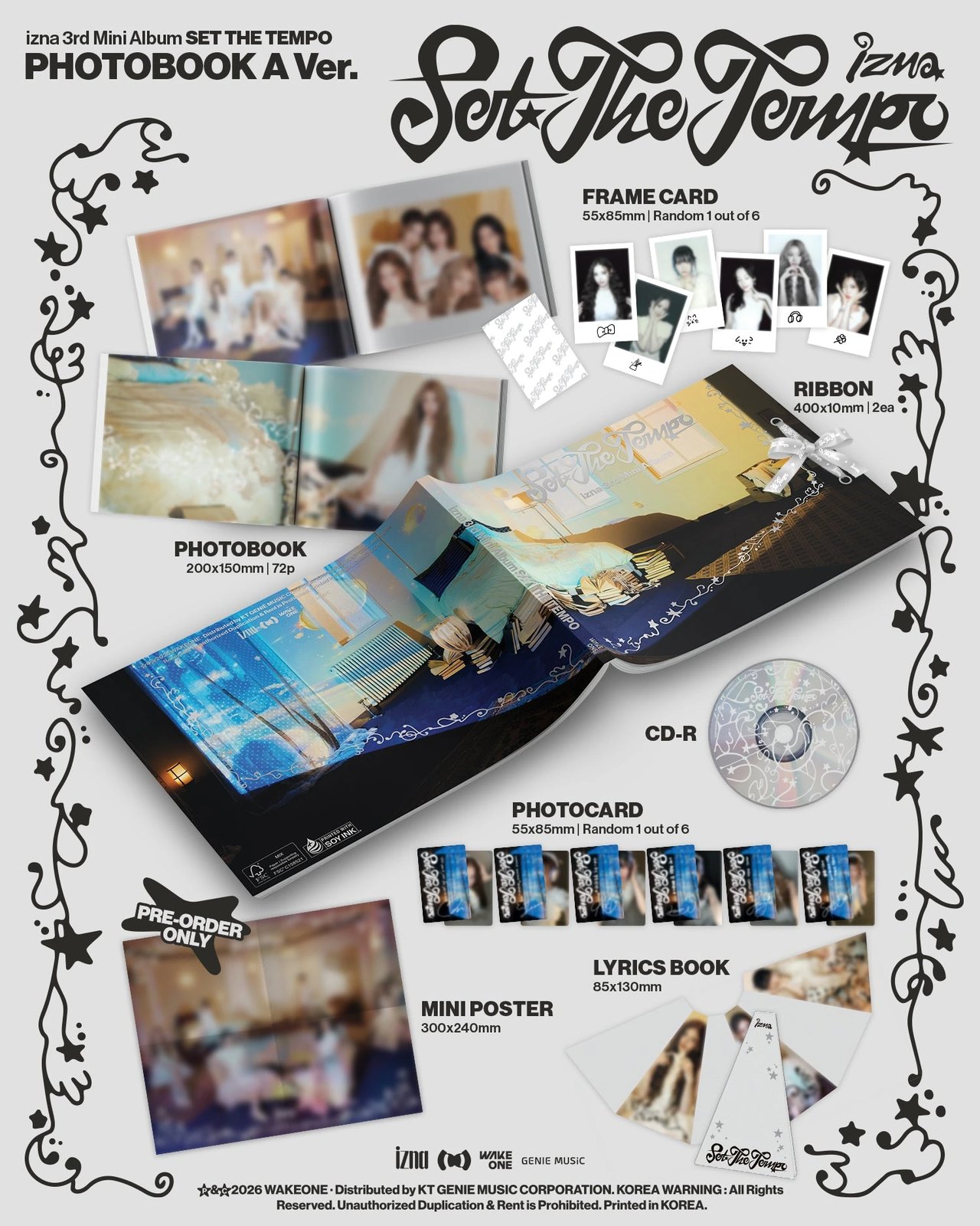 izna - [SET THE TEMPO] PHOTOBOOK Ver. — 2
