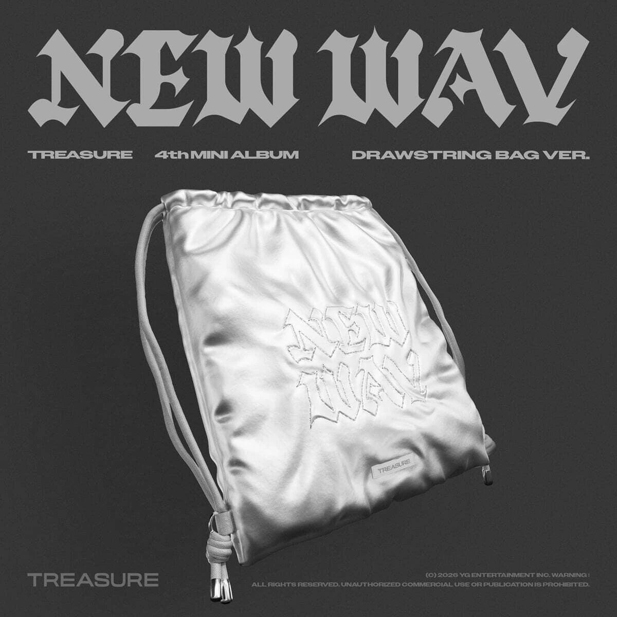 TREASURE - 4th Mini Album [NEW WAV] DRAWSTRING BAG Ver. (Limited Edition)