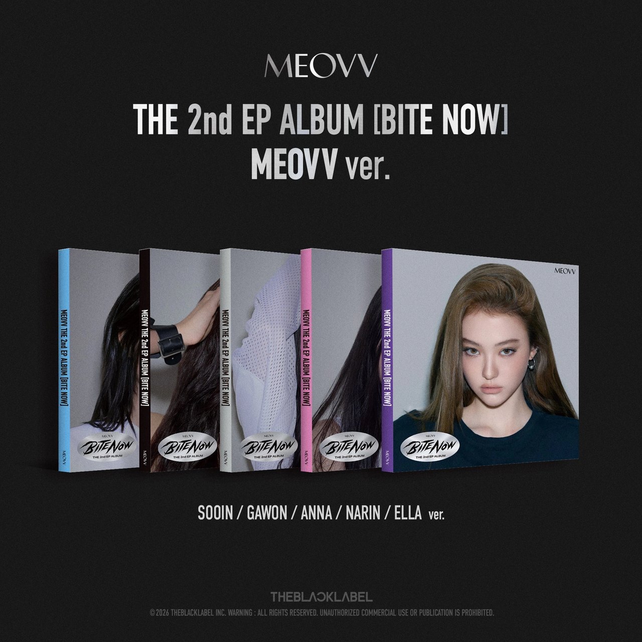 MEOVV - 2nd EP ALBUM [BITE NOW] MEOVV Ver.