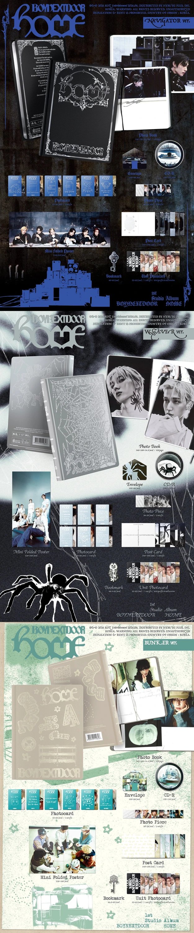 BOYNEXTDOOR - 1st Studio Album [HOME] — 2
