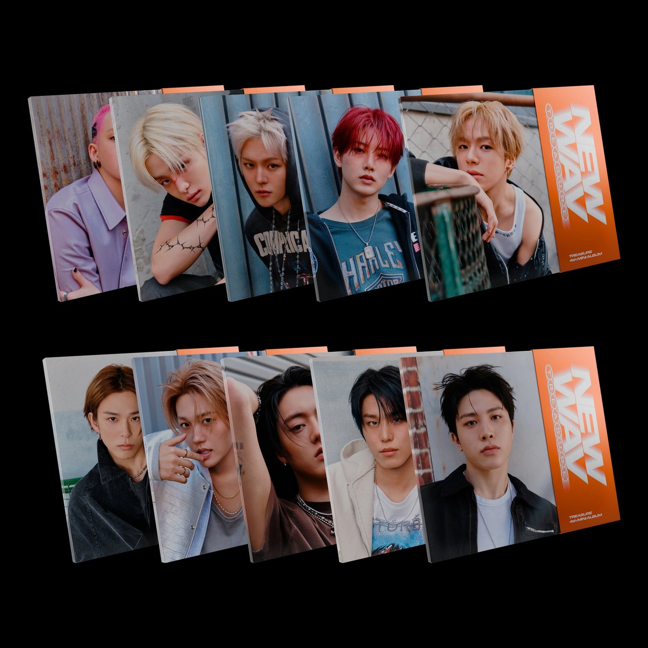 TREASURE - 4th Mini Album [NEW WAV] RAW Ver.