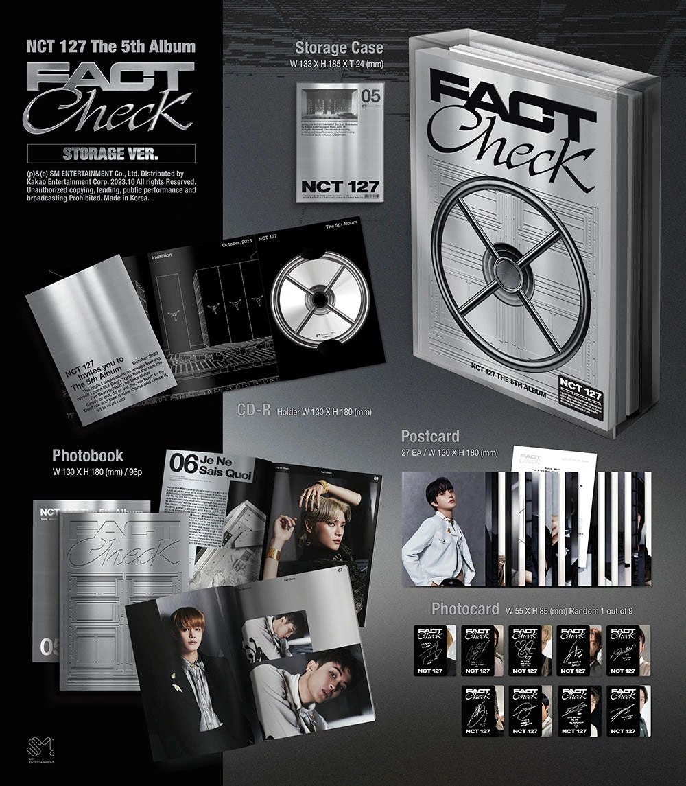 NCT 127 - 5TH MINI ALBUM [FACT CHECK] Storage Ver. — 2