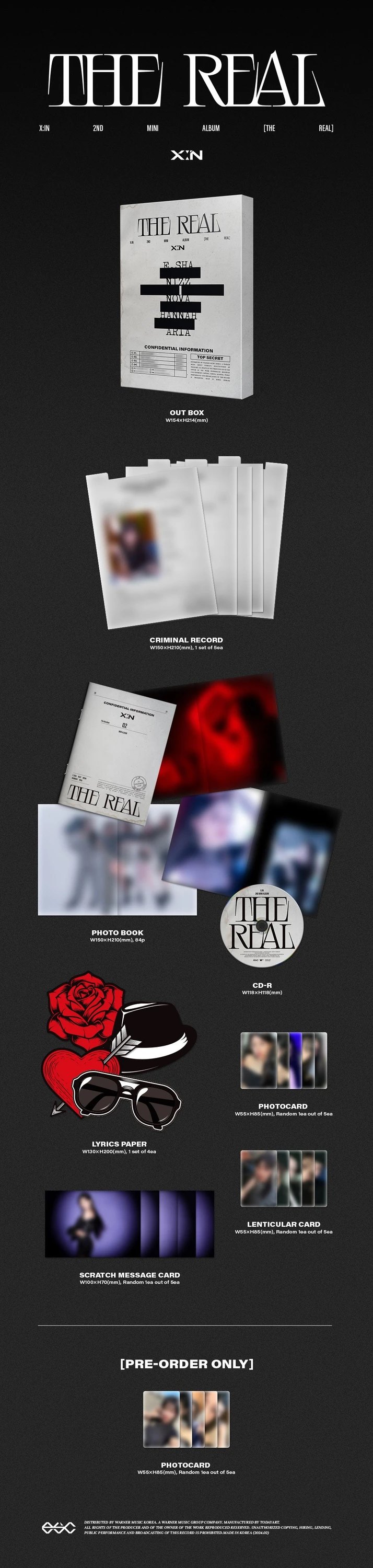 X:IN - 2ND MINI ALBUM [THE REAL] — 2