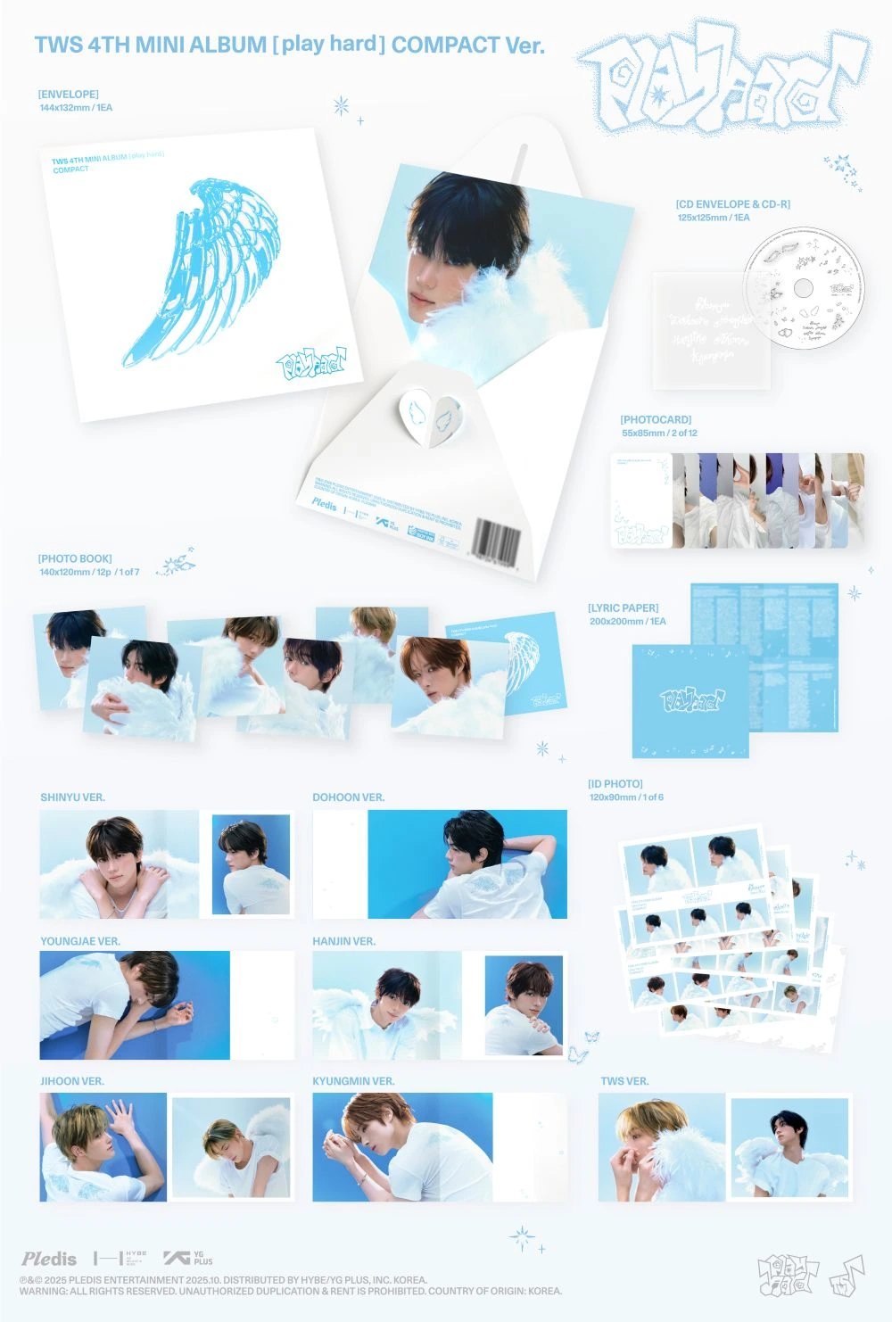 TWS - 4th Mini Album [play hard] COMPACT Ver. — 2