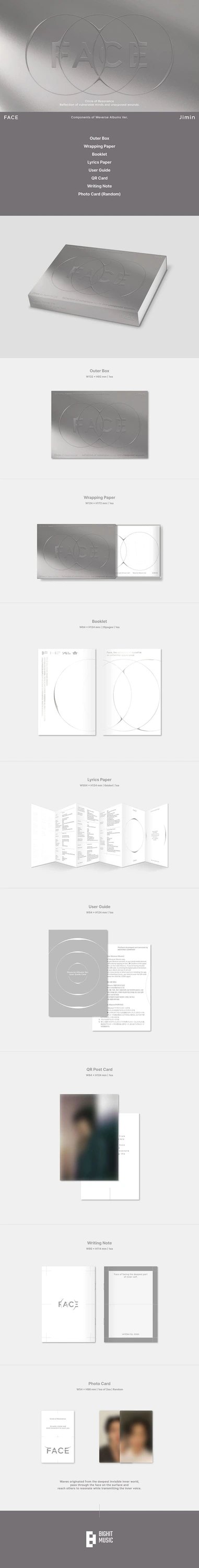 JIMIN - [FACE] Weverse Albums Ver. — 2