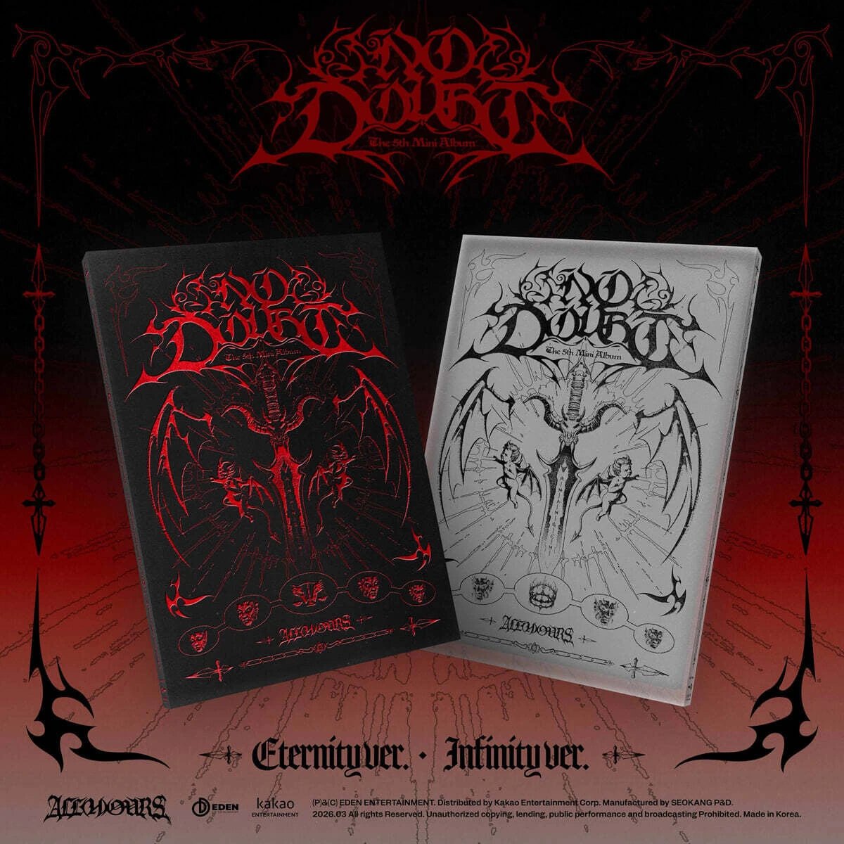 ALL(H)OURS - 5th Mini Album [NO DOUBT] ETERNITY Ver.