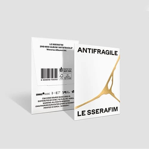 LE SSERAFIM - 2ND MINI ALBUM [ANTIFRAGILE] WEVERSE ALBUMS Ver.