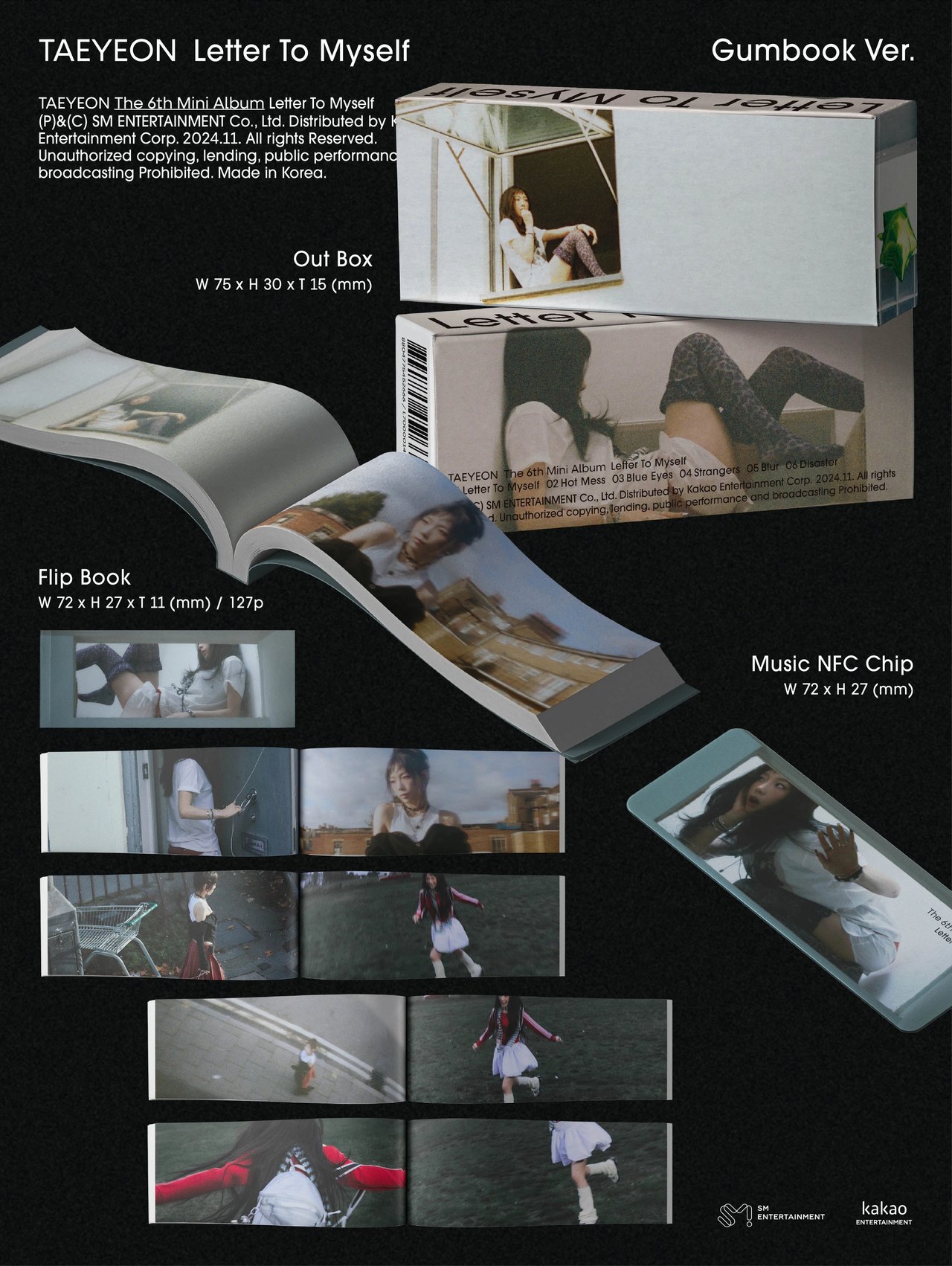 TAEYEON - 6th Mini Album [Letter To Myself] Gumbook Ver. (Smart Album) — 2