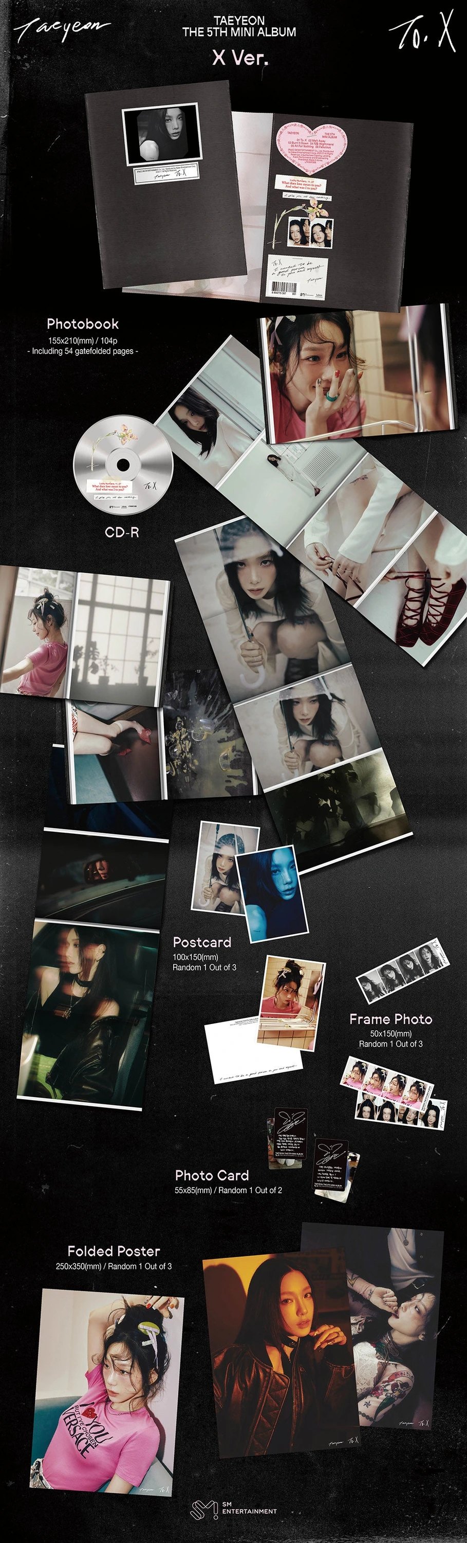 TAEYEON - 5TH MINI ALBUM [To. X] X Ver. — 2