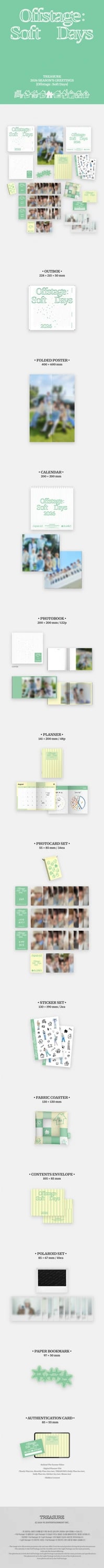 TREASURE - 2026 SEASON'S GREETINGS [Offstage : Soft Days] Full Package — 2
