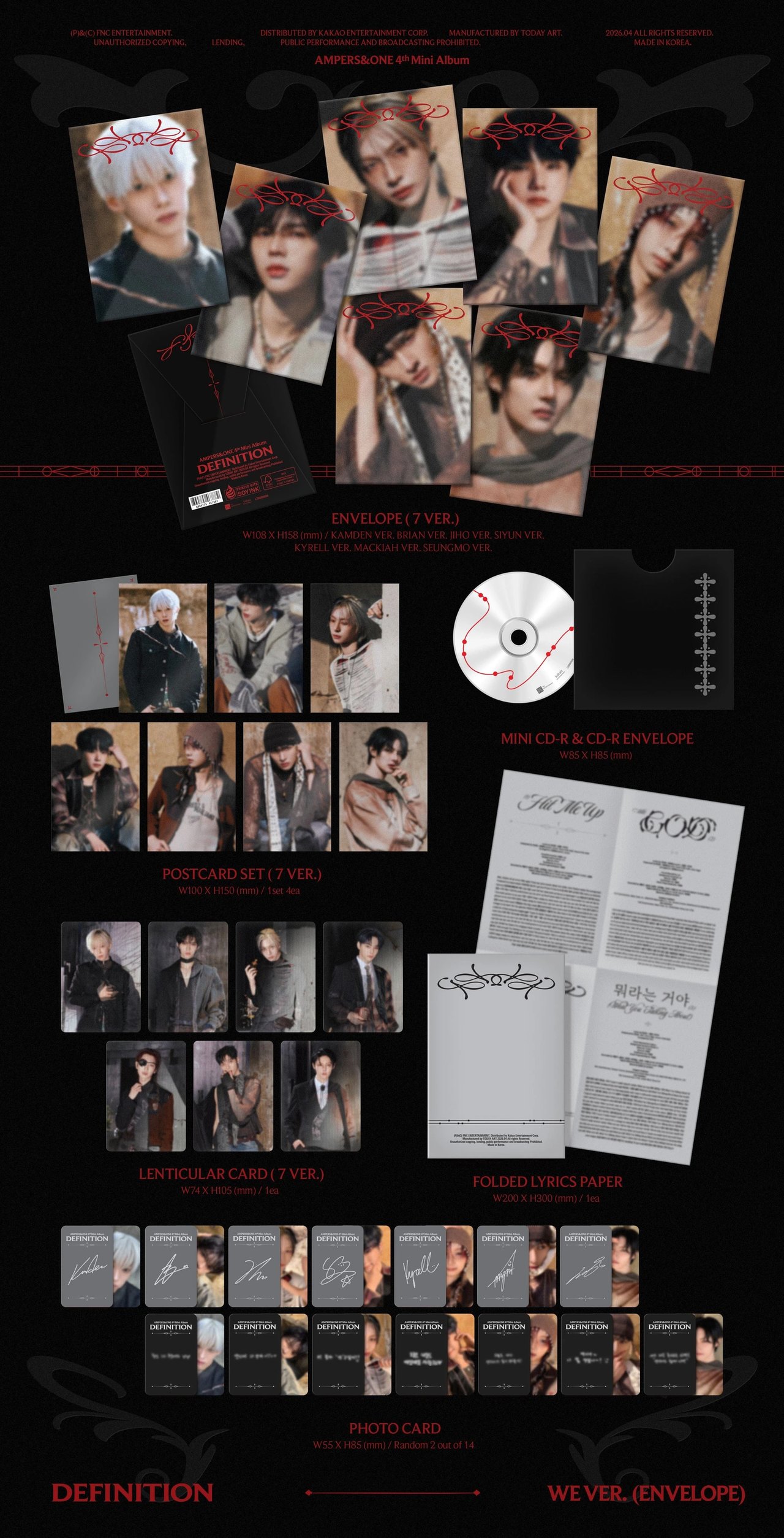 AMPERS&ONE - 4th Mini Album [DEFINITION] WE Ver. — 2