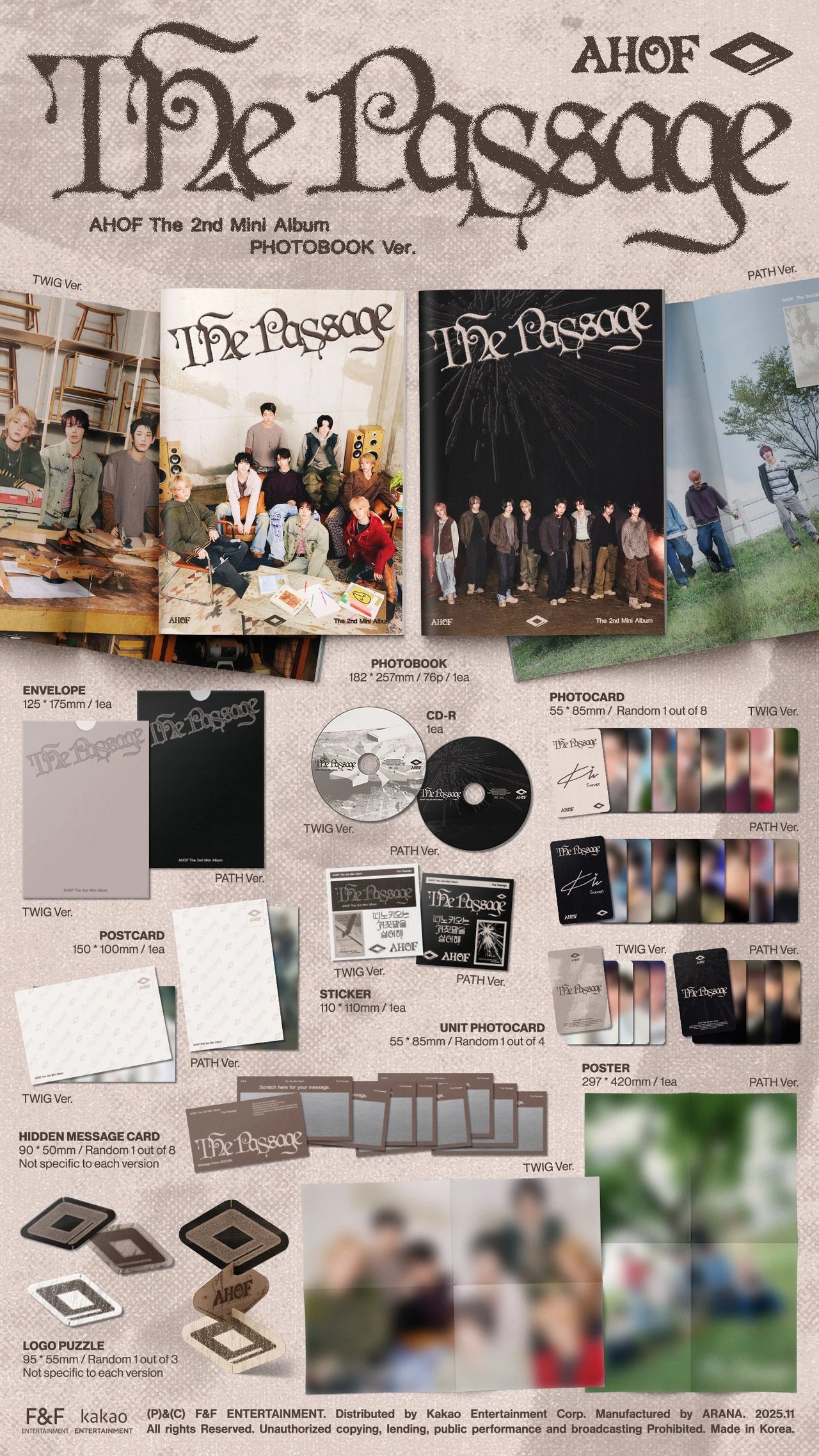 AHOF - 2nd Mini Album [The Passage] PHOTOBOOK Ver. — 2