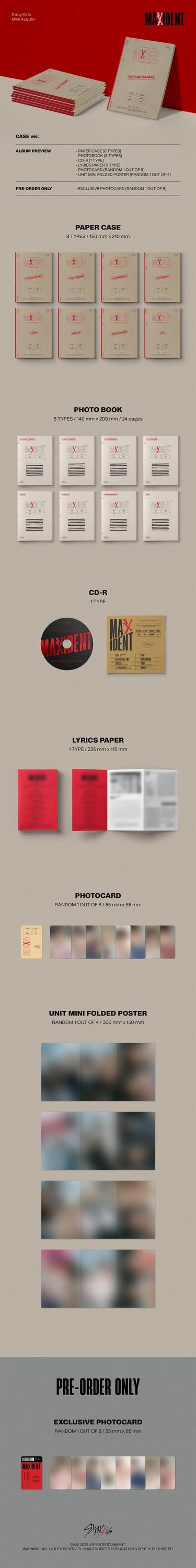 Stray Kids - MINI ALBUM [MAXIDENT] CASE Ver. — 2