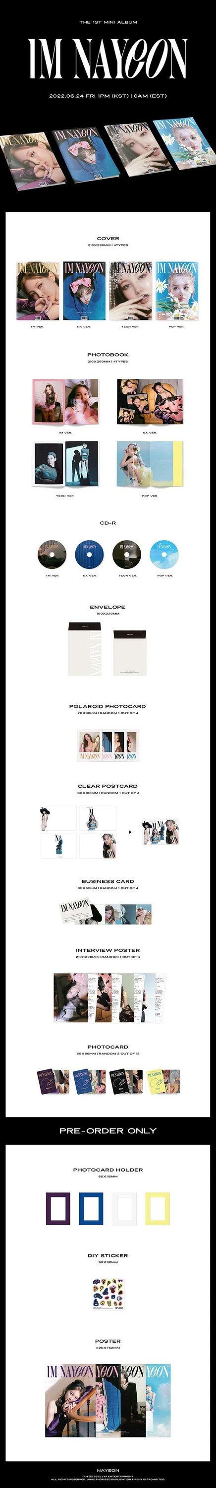 NAYEON - IM NAYEON [1ST MINI ALBUM] — 2