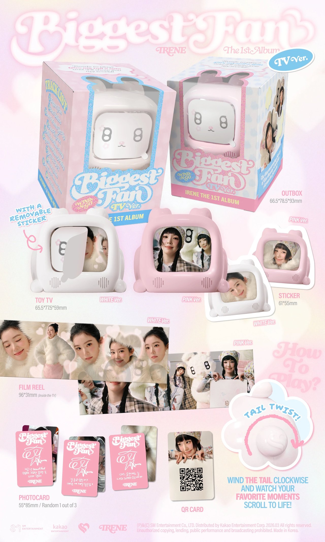 IRENE - 1st Album [Biggest Fan] TV Ver. (Smart Album) — 2