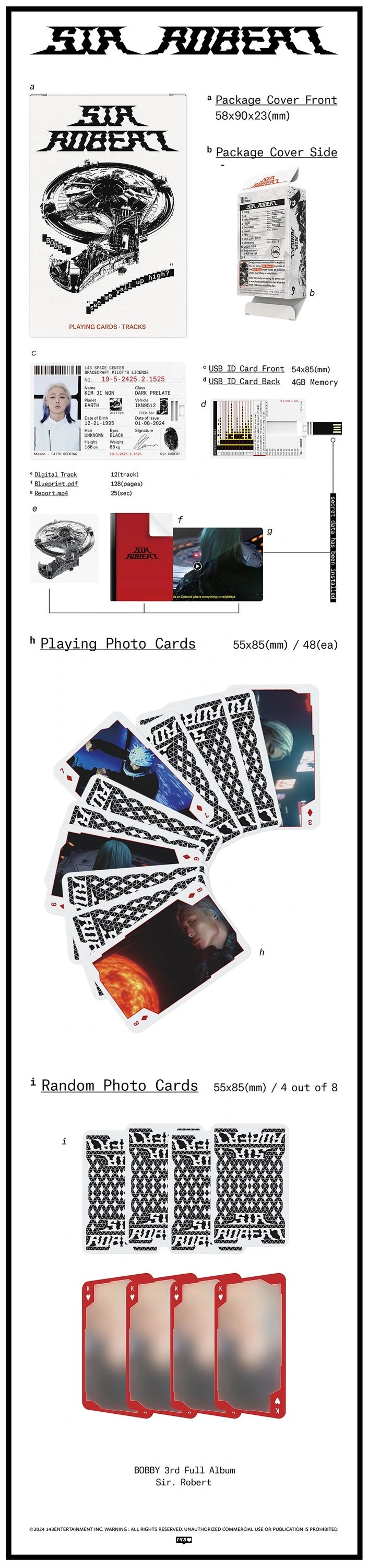 BOBBY - 3RD ALBUM [Sir. Robert] USB Ver. — 2