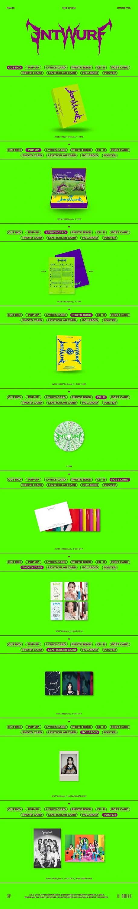 NMIXX - 2ND SINGLE ALBUM [ENTWURF] LIMITED Ver. — 2
