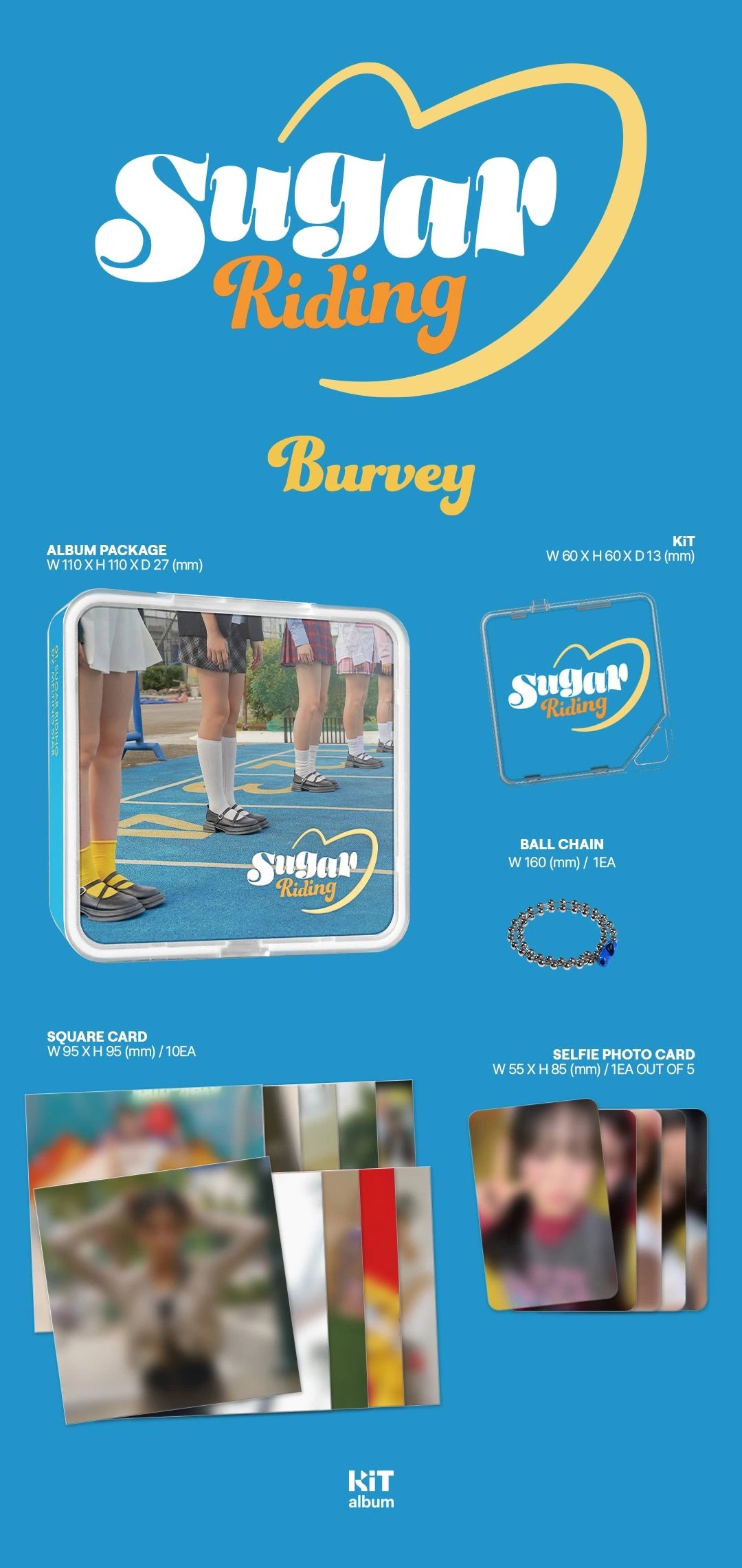 Burvey - 2nd Single [Sugar Riding] KiT Ver. — 2