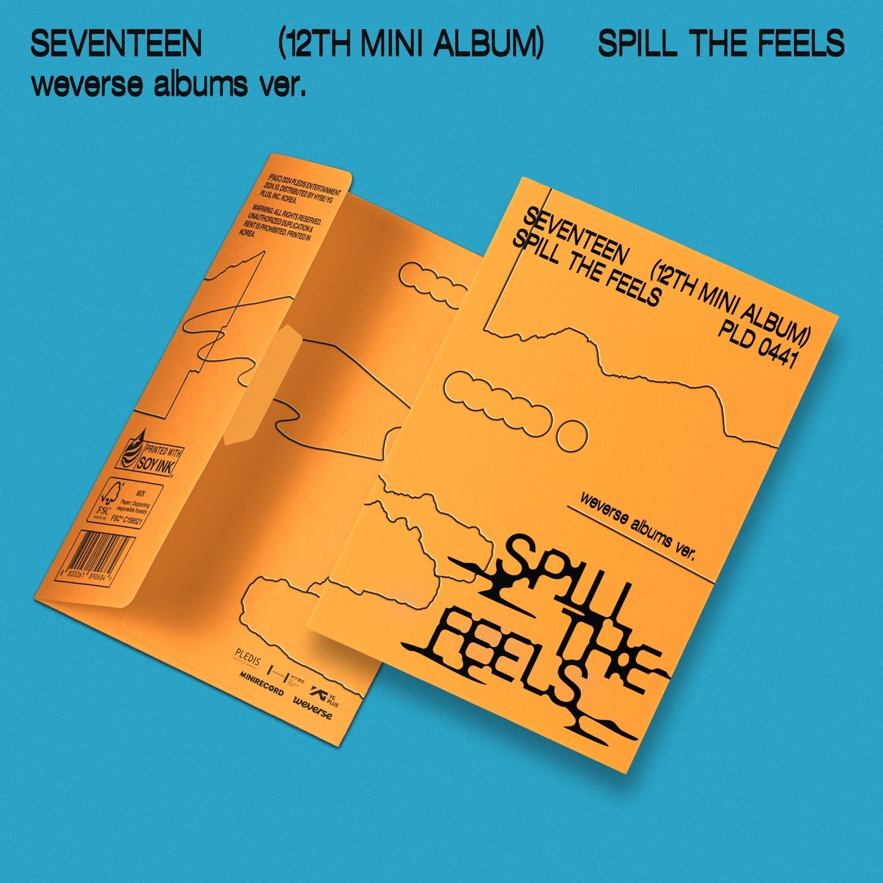 SEVENTEEN - 12th Mini Album [SPILL THE FEELS] Weverse Albums Ver.