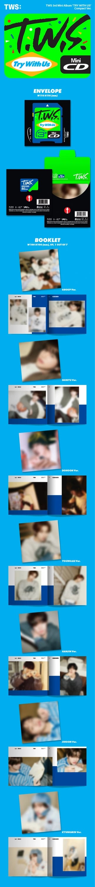 TWS - 3rd Mini Album [TRY WITH US] Compact Ver. — 2