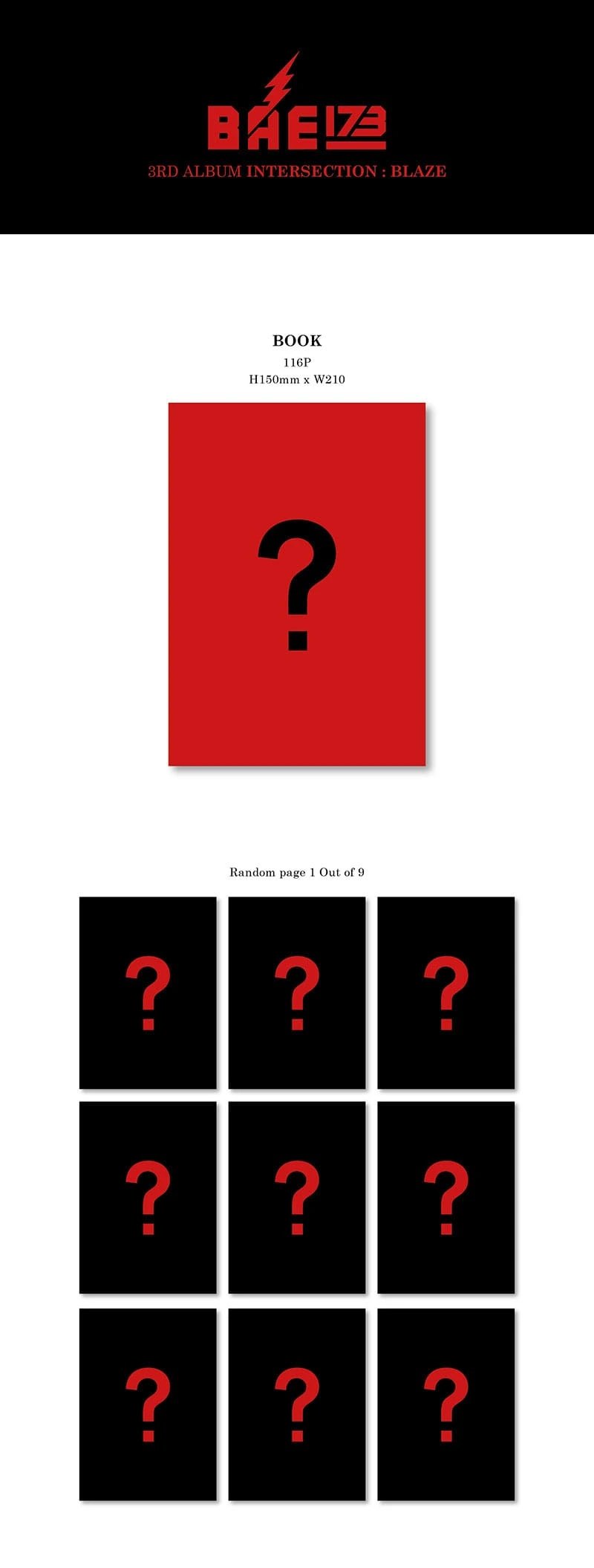 BAE173 - INTERSECTION : BLAZE [3RD MINI ALBUM] — 2
