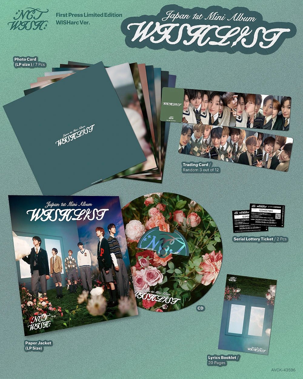 NCT WISH - Japan 1st Mini Album [WISHLIST] WISHarc Ver. — 2