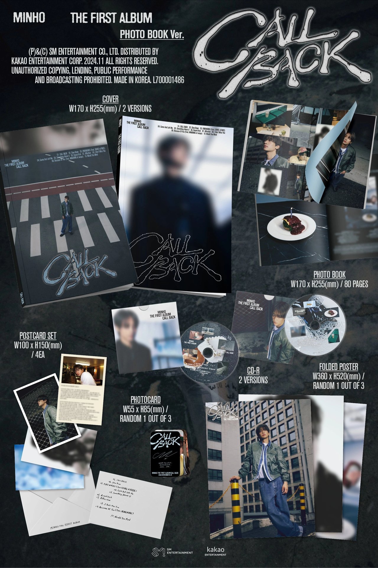 MINHO - 1st Album [CALL BACK] Photo Book Ver. — 2