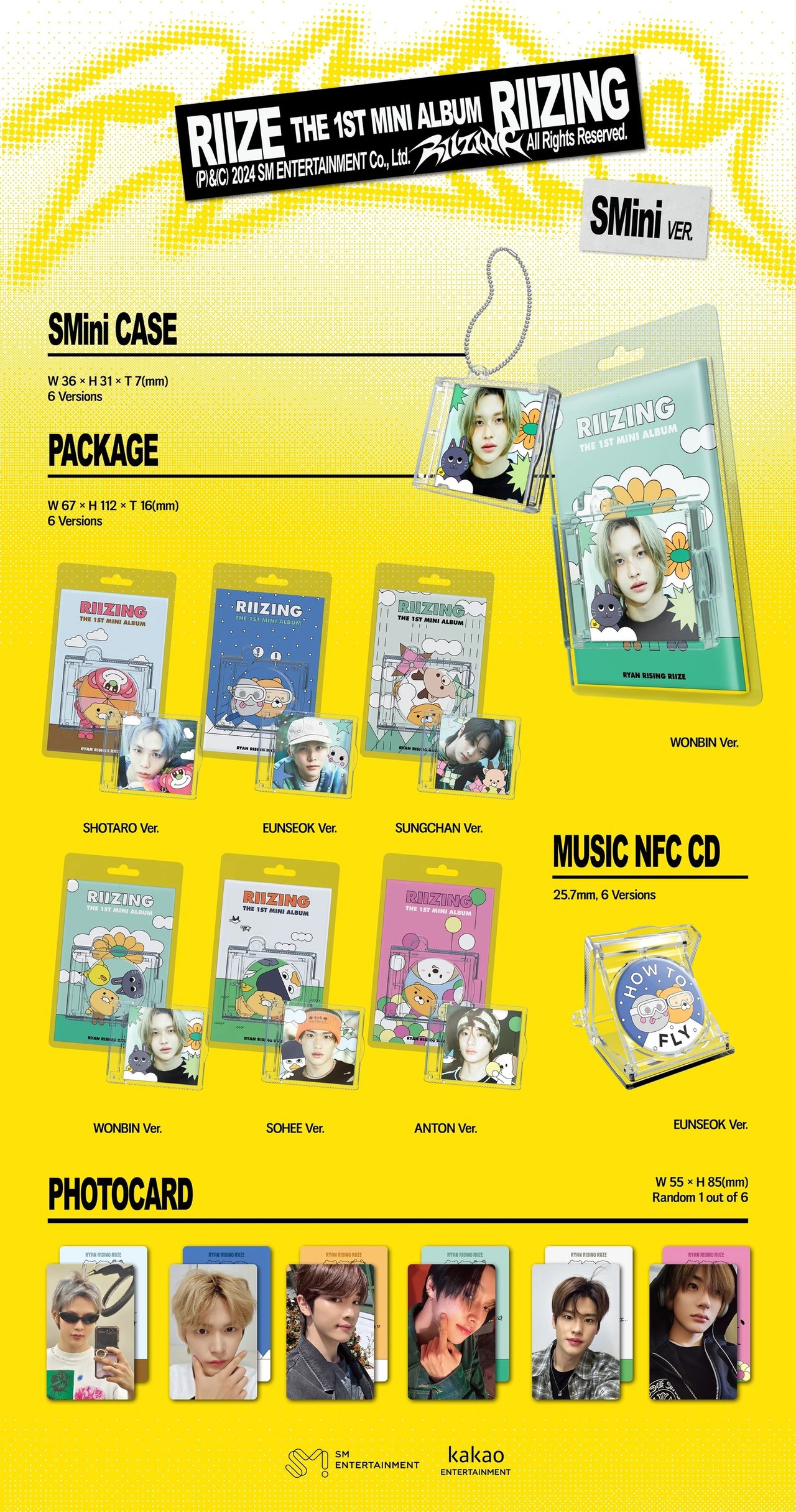 RIIZE - 1st Mini Album [RIIZING] SMini Ver. (RRR 라라즈 Edition) — 2